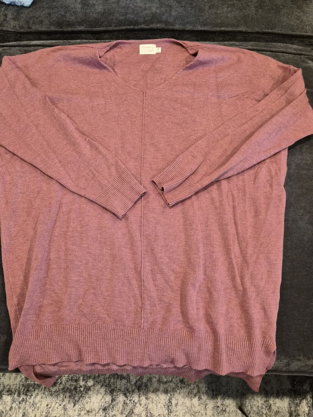 Lightweight Tunic Sweater - Dusty Rose